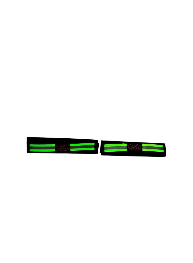 Phosphorescent seat belt decoration car logo on belt decoration - Image 2