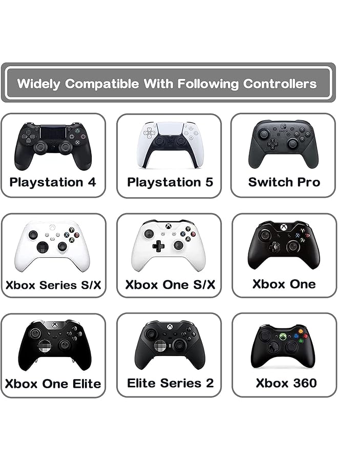 Precision Rings Aim Assist Motion Controller 24Pcs Precision Target Control Rings Suitable For Ps4 Ps5 Xbox One Xbox Series X Switch Switch Pro Accessories 4 Different Strengths Motion Control  - Image 3