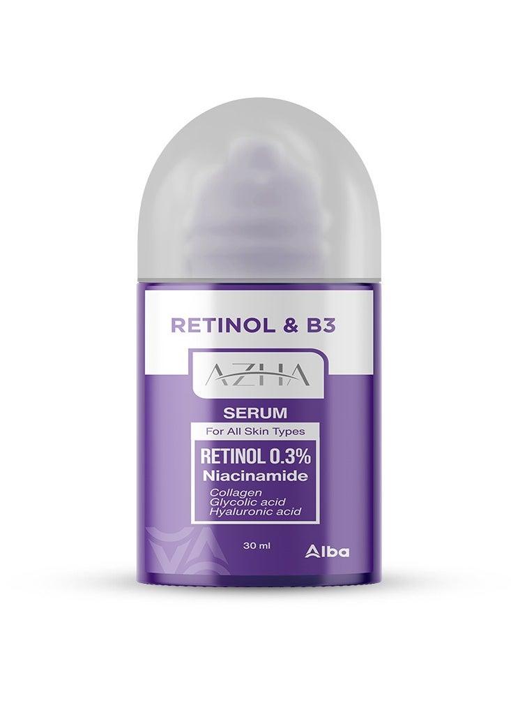 AZHA Azha Retinol Serum to reduce skin wrinkles and signs of aging  For fine lines, wrinkles, dark spots, and other signs of aging. 