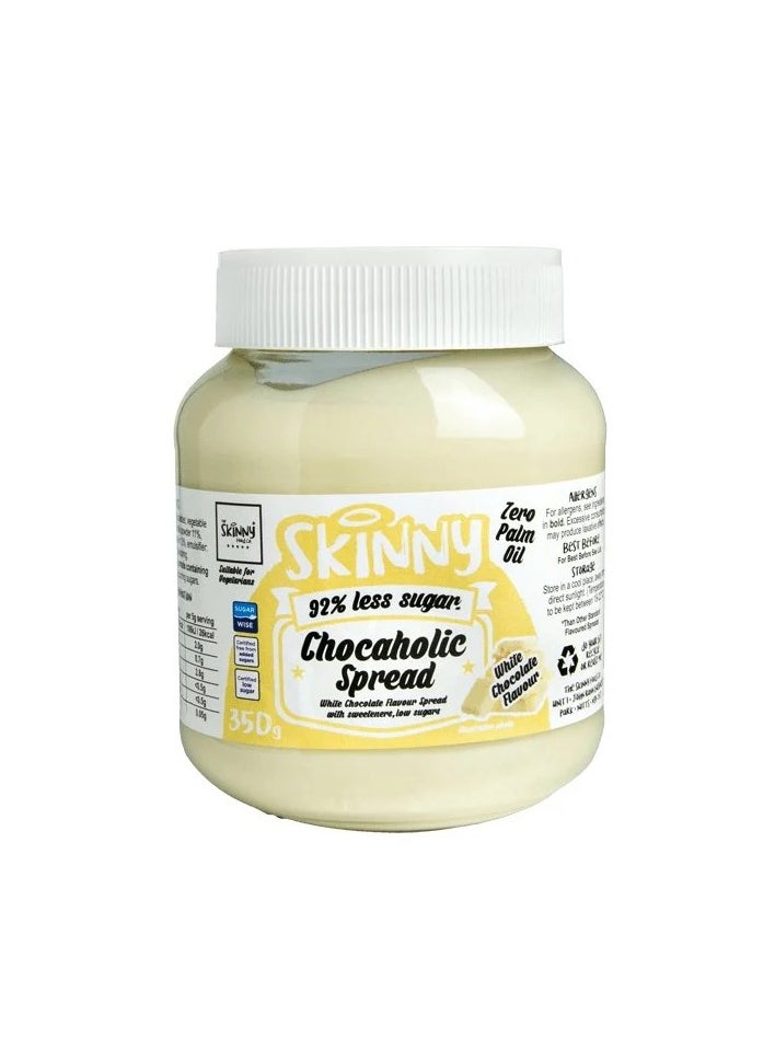 The Skinny Food Co. The Skinny Chocaholic Spread - Low Sugar Chocaholic Skinny White Chocolate 350g 