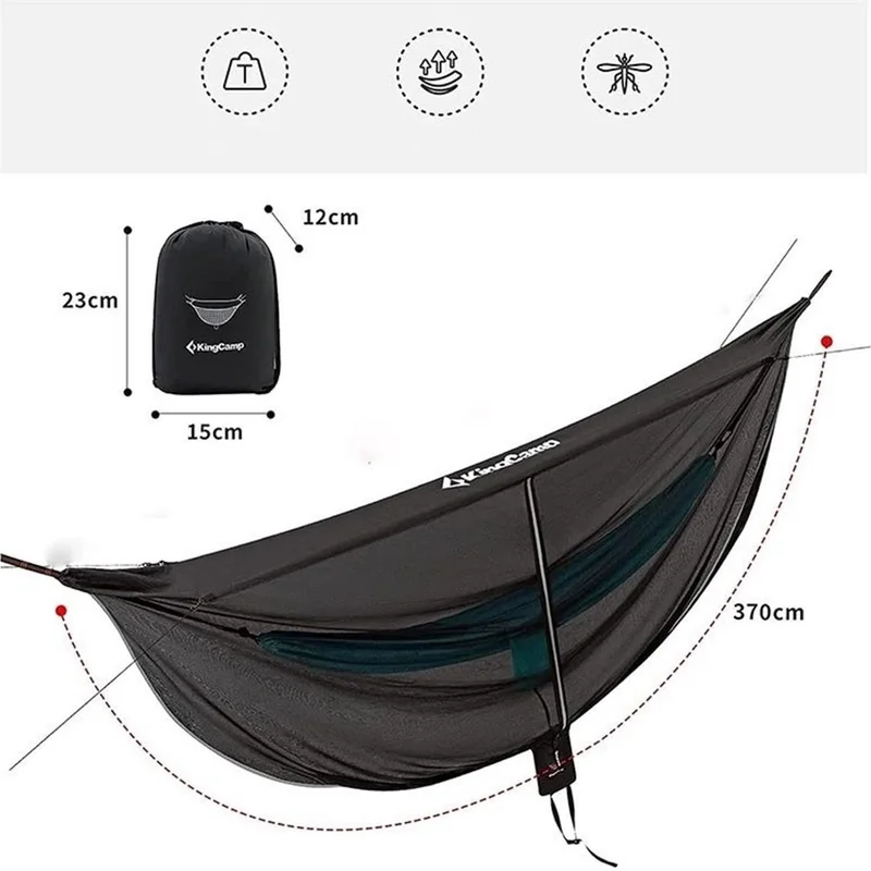 KingCamp Kingcamp Phillip Black Hammock