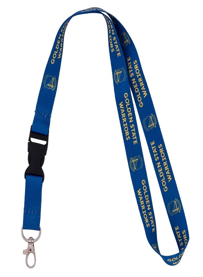 Desert Cactus Golden State Warriors Lanyard Keychain Detachable NBA Breakaway Snap Buckle National Basketball Association Car Keys ID Badge Holder (Lanyard 1) - Image 1