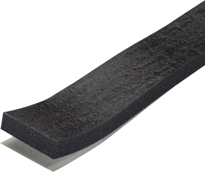 M-D Building Products 43154 Black Sponge Window Seal for Ex-Large Gaps - 3/8 in. x 1-1/4 in. x 10 ft. - Image 1