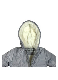 Baby Co. Waterproof Fleece Lined Grey Jacket  - Image 2