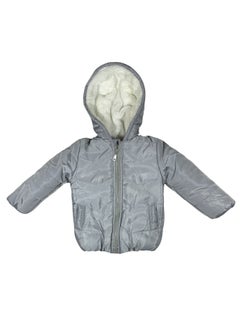Baby Co. Waterproof Fleece Lined Grey Jacket  - Image 1