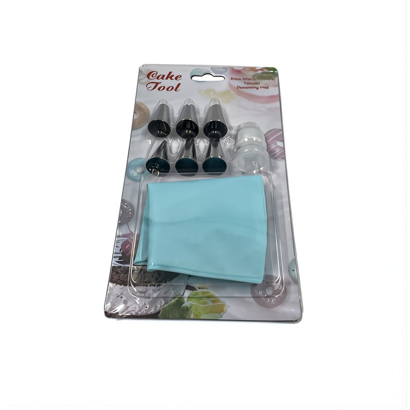 Piping Tip Bag Set Small Size Pastry Baking Supplies for Women Cafe Trainee Pastry Chef - Image 1