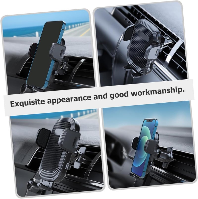 Zerodeko Car Vent Phone Mount Holder for Smartphones Universal Air Vent Clip with 360° Rotation Black Car Phone Holder - Image 5