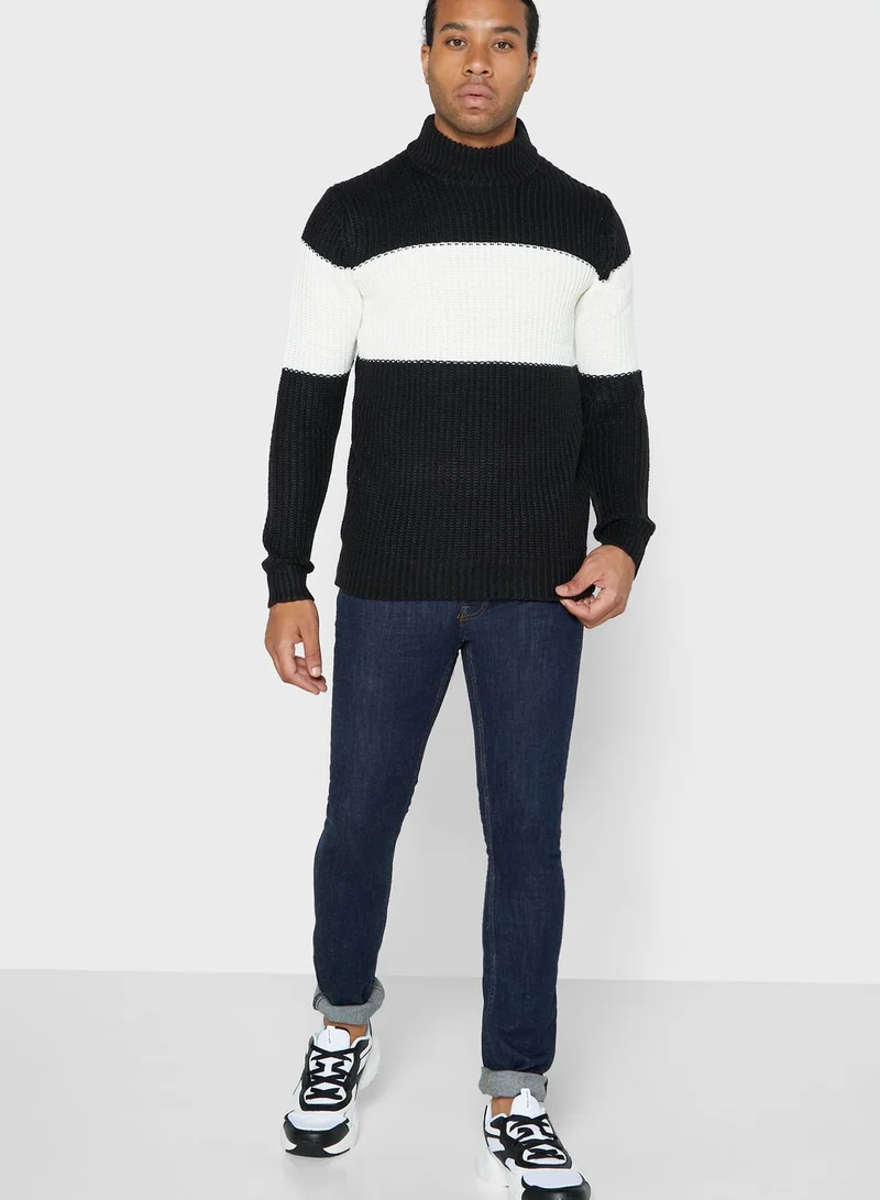BRAVE SOUL Turtle Neck Jumper