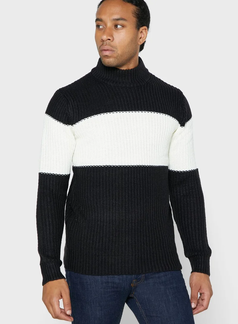 BRAVE SOUL Turtle Neck Jumper