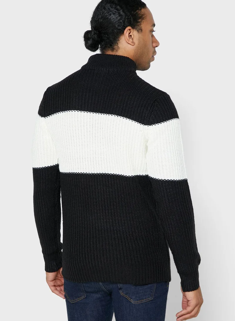 BRAVE SOUL Turtle Neck Jumper