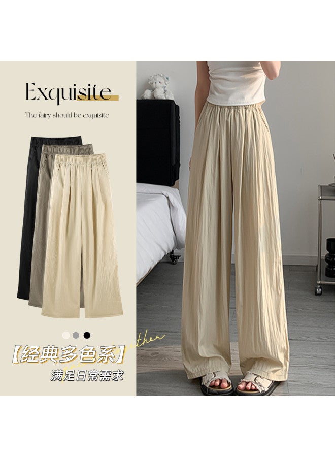 Moonbadi Thin, Fashionable, Versatile Casual Pants, Wide-Leg Trousers, Yamamoto Pants, Women'S Leggings, Slimming, Lightweight, And Breathable - Image 3