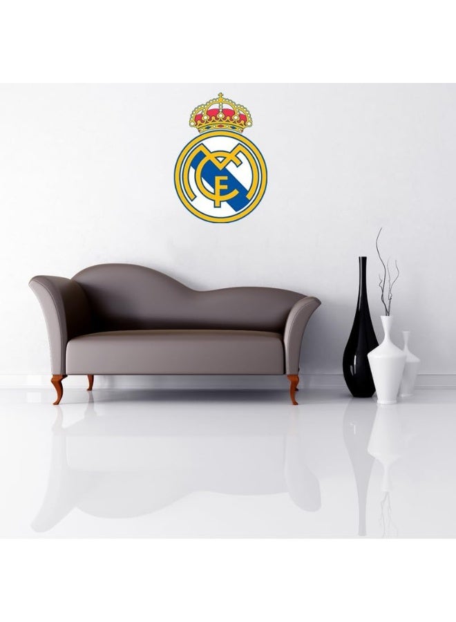 Real Madrid CF Wooden Wall Plaque (Unframed) – Easy to Hang 30 x 18 cm Light Decor Piece - Image 4