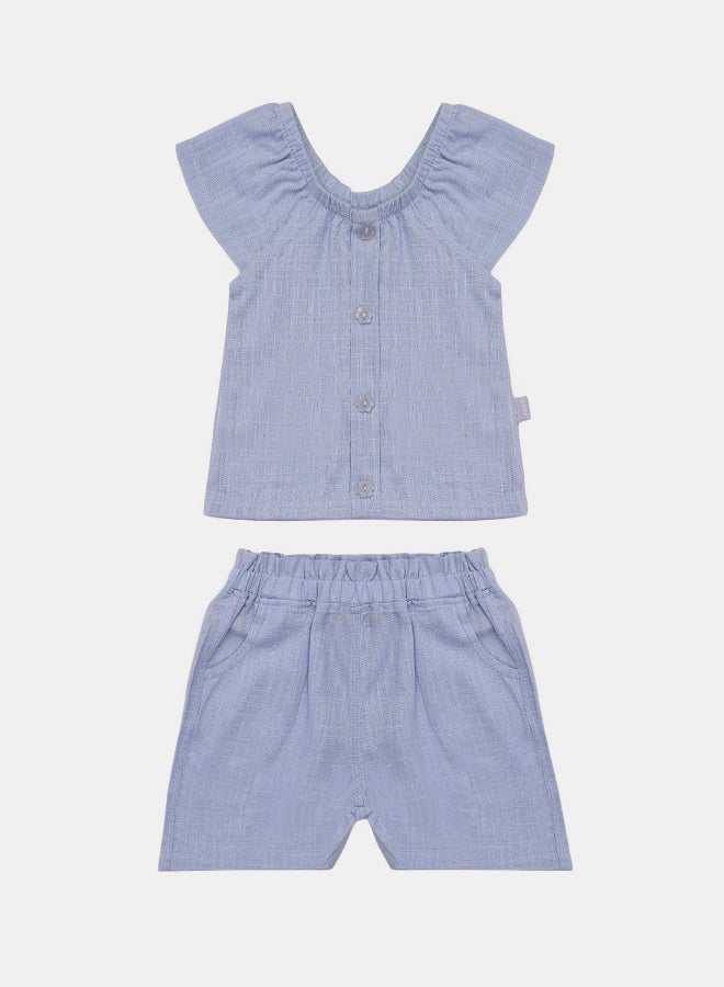 Junior Baby Girls Pajama Set - Image 1