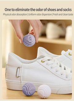 Beauenty 10 Shoe Deodorizer Ball Set, Lavender Floral Scent, Portable Indoor Long-Lasting Deodorizer Balls, Shoe and Sock Sweat Odor Eliminator Closet/Closet Freshener Household Deodorizing Supplies ﻿  - Image 4