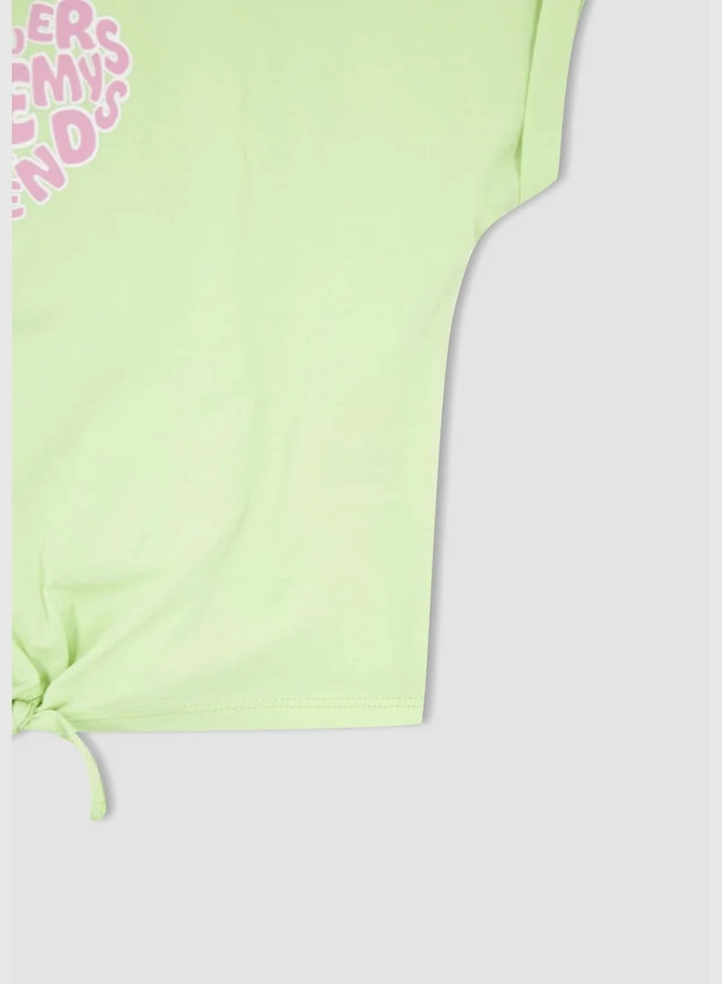ديفاكتو Regular Fit Short Sleeve Printed T-Shirt