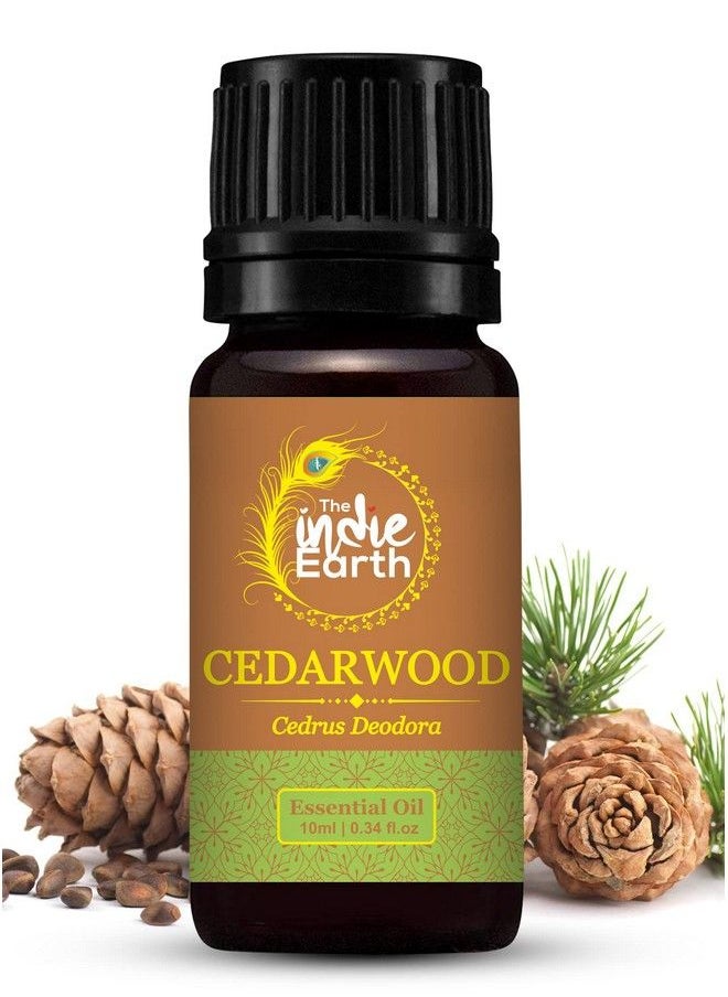 The Indie Earth Cedarwood Essential Oil For Healthy Hair Growth Skin Care And Harmony Of Body & Mind Sourced Directly From Himalayas India 10 Ml  - Image 2