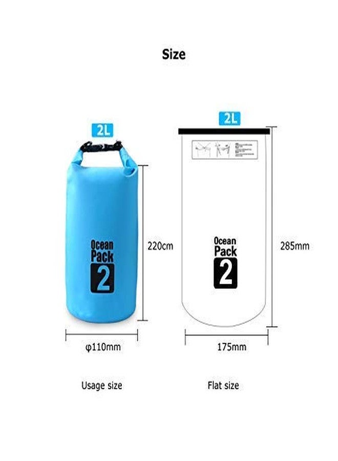 NANIAAY Waterproof Dry Bag with Adjustable Strap | 2L Floating Pouch for Kayaking, Swimming, Boating & Outdoor Adventures | Lightweight & Durable PVC Bag - Image 3