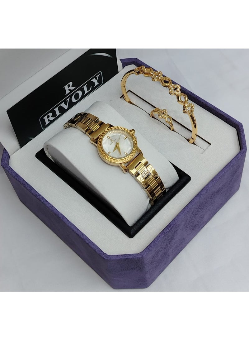 ريفولي ساعه مع الأسوارة مع الخاتم اخر اصدار من ريفولي