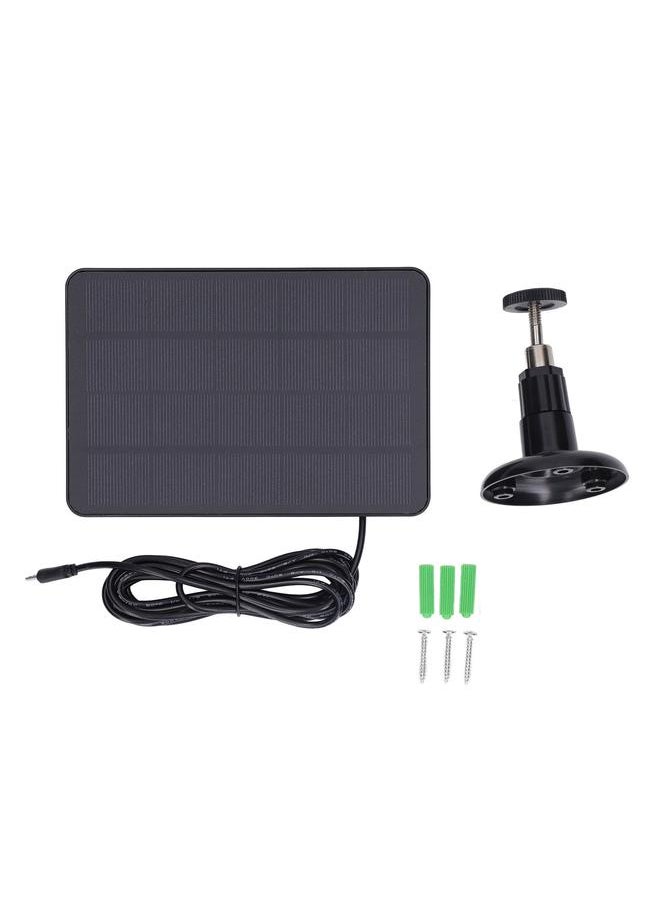 Thoraya - Solar Panel 4W 5V Outdoor Waterproof Weather Resistant Regulable Brackets Low Power Consumption Photovoltaic Panel - Image 1