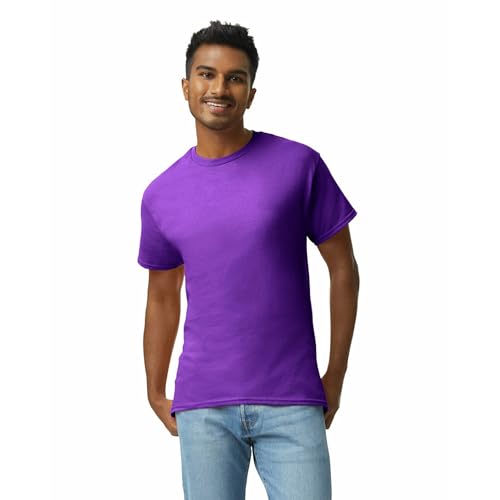 Gildan Adult Ultra Cotton T-Shirt, Style G2000, Multipack, Purple (2-Pack), 2X-Large - Image 2
