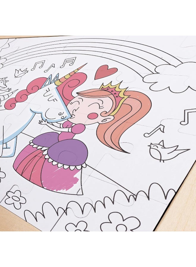 هيب بازل أصدقاء يونيكورن تعليمي وجهين للأطفال 24 قطعة +3 سنوات - Image 4