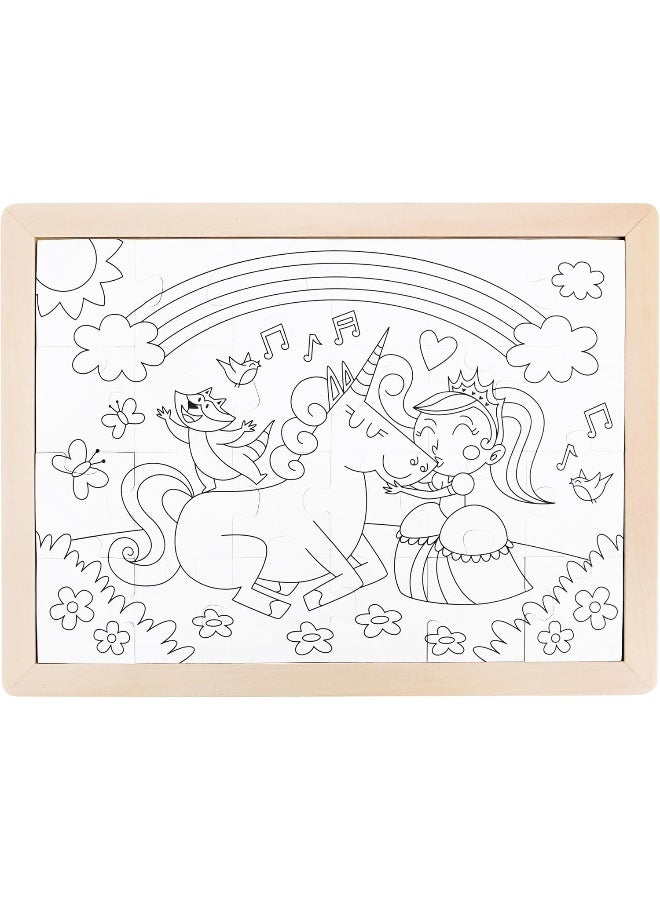 هيب بازل أصدقاء يونيكورن تعليمي وجهين للأطفال 24 قطعة +3 سنوات - Image 3