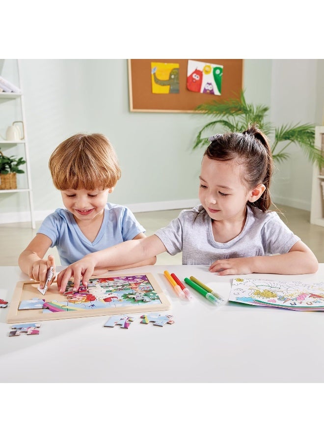 هيب بازل أصدقاء يونيكورن تعليمي وجهين للأطفال 24 قطعة +3 سنوات - Image 5