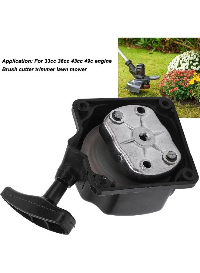 Aramox Trimmer Pull Starter, Rewind Starter Assembly For 33Cc 36Cc 43Cc 49C Engine Brush Cutter Trimmer Lawn Mower - Image 2
