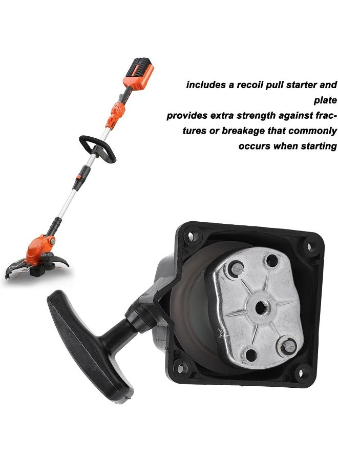 Aramox Trimmer Pull Starter, Rewind Starter Assembly For 33Cc 36Cc 43Cc 49C Engine Brush Cutter Trimmer Lawn Mower - Image 3