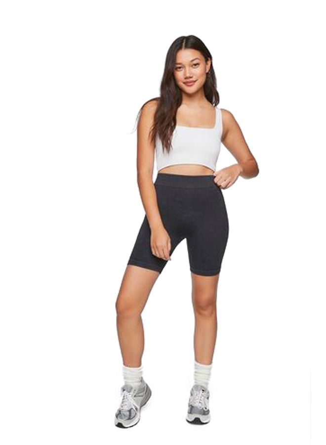 FOREVER 21 Seamless Ribbed Biker Shorts - Image 4