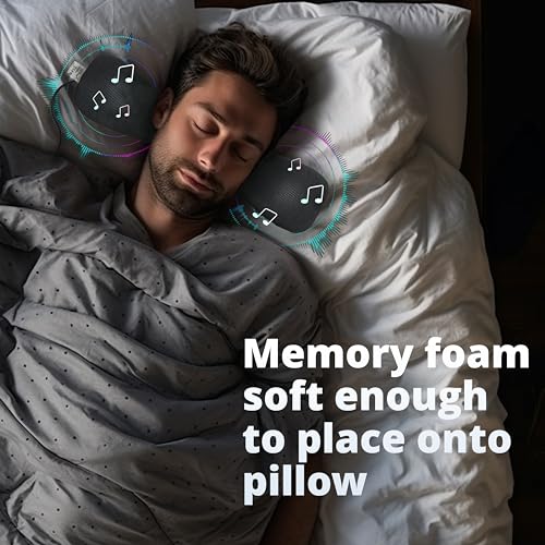Homihear Somnus Wired Pillow Speaker for Sleeping Lightning Aux Support Sleep Headphones Volume Control Audio Books and Podcasts Slumber Music Pillow for iPhone 146 Series - Image 3