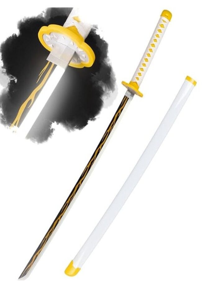 Sakura Anime Toys and Gifts Agatsuma Zenitsu Wooden Sword With Light 