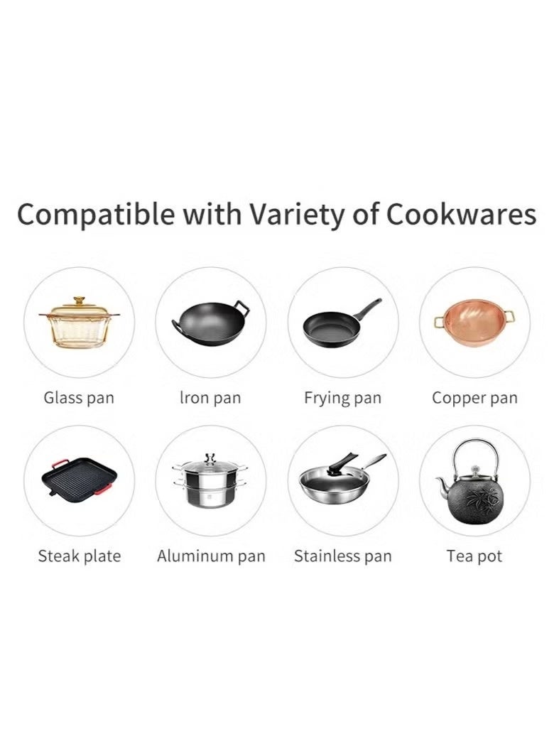 BEAKEY Stainless steel electric hob with single burner and temperature control – 1500 watts - Image 4