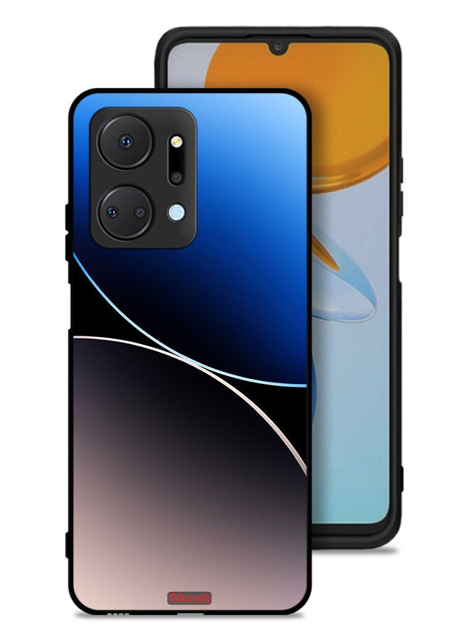 Tolwak Honor X7a Protective Case Cover Curve Lines Pattern - Image 1