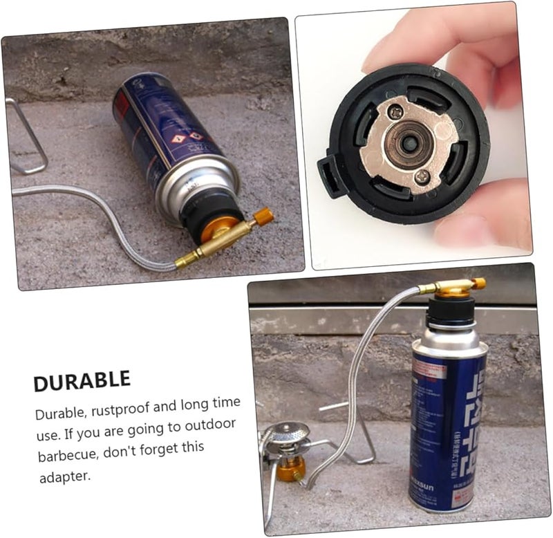 Gas Adapter Split Connector For Camping Stove Isobutane Canister Leak Proof Design Outdoor Use Random Colors - Image 5