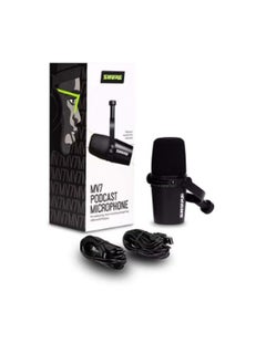 Shure USB Podcast Microphone For Podcasting MV7-K Black  - Image 2