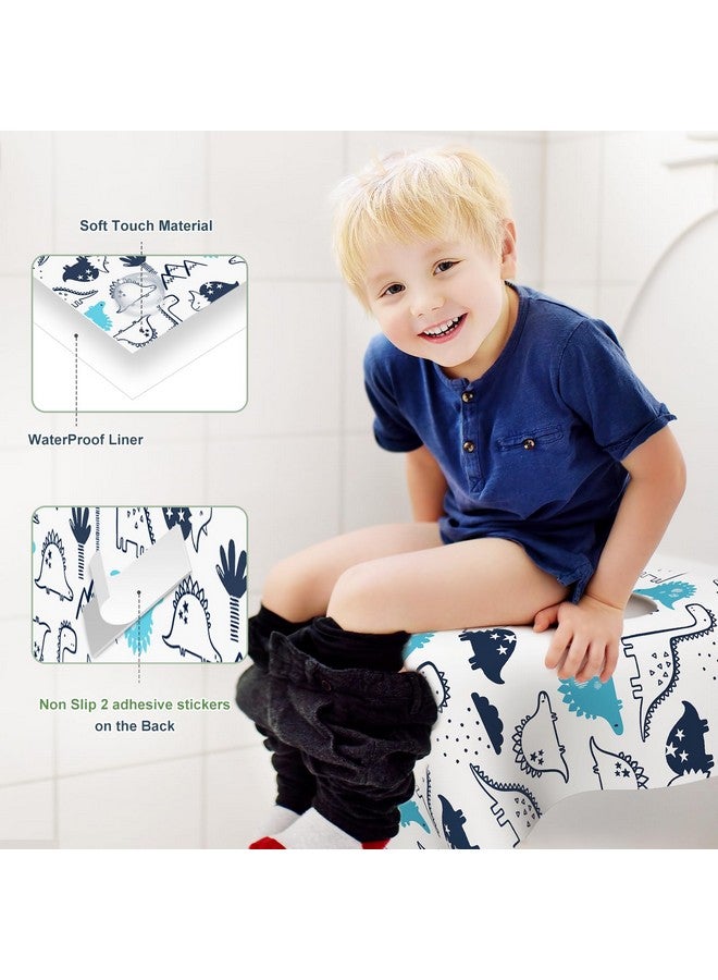 POIKSHARK 30 Pack Toilet Seat Covers Disposable, Large Waterproof Potty Covers for Toddlers, Kids, and Adults, Individually Wrapped for Travel, Toddler Potty Training for Public Restroom, Airplane, Trip - Image 2