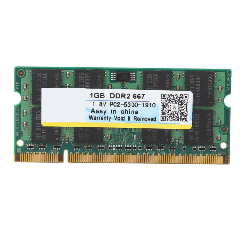 ذاكرة DDR2 بسعة 1 جيجابايت - وحدة ذاكرة RAM بسرعة 667 ميجاهرتز PC2-5300 مع تشغيل عالي السرعة - ذاكرة ذات أداء مستقر لأجهزة الكمبيوتر المكتبية - Image 1