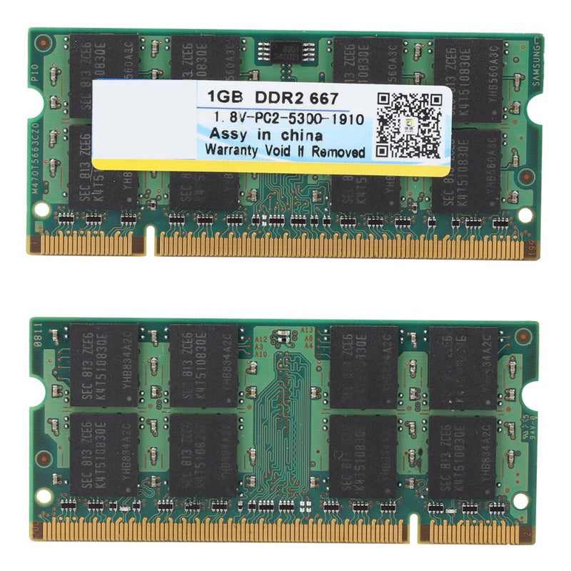 ذاكرة DDR2 بسعة 1 جيجابايت - وحدة ذاكرة RAM بسرعة 667 ميجاهرتز PC2-5300 مع تشغيل عالي السرعة - ذاكرة ذات أداء مستقر لأجهزة الكمبيوتر المكتبية - Image 5