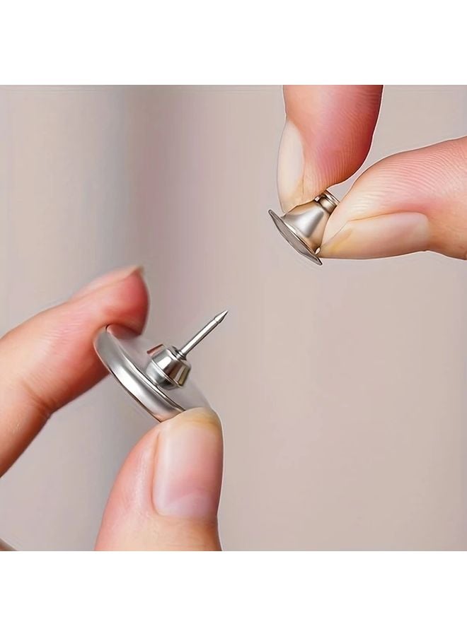 24 Pieces Magnetic Curtain Hooks Easy Install Wall Mounted Magnets For Shower Curtains - Image 5