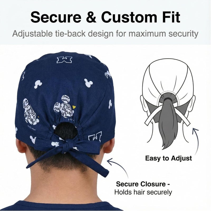 Enkudc Cute Printed Working Cap for Women/Men - Image 4