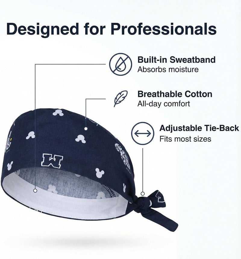 Enkudc Cute Printed Working Cap for Women/Men - Image 5
