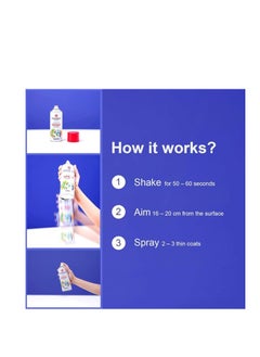 National Spray Paint - Matt White 801 - 400ML National Paints Fast Drying Acrylic  - Image 5
