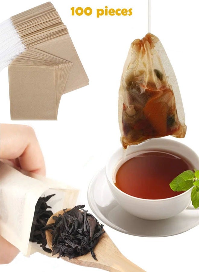 Premium Tea Filter Bags Made Of Natural Wood Pulp Size 7x9 CM  - Image 1