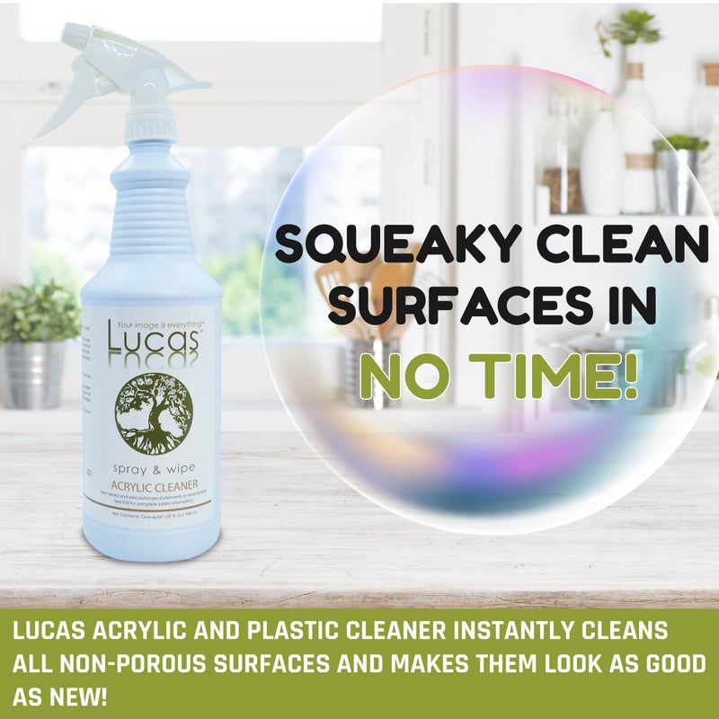 LUCASOL Acrylic and Plastic Cleaner, 32 Ounce - Image 2