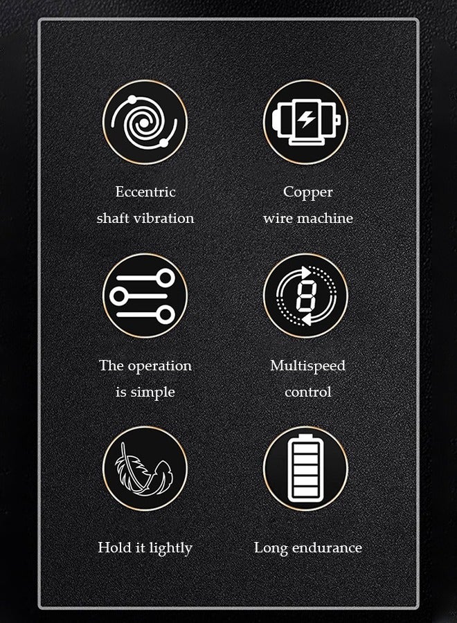 DUNISO Cordless Car Buffer Polisher Machine Kit with 1PCS 12V 2.6Ah Rechargeable Batteries, 8 Variable Speed 2800-5500RPM, Portable Polishing Waxer for Detailing/Waxing - Image 5