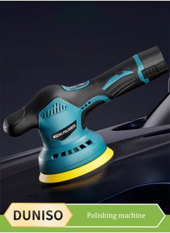 DUNISO Car Waxing And Polishing Machine, HandHeld Scratch Removal Polishing Machine Car Buffer with Variable Speed and Paint Polishing Pad Kit  -for Polished Finish, Paint Restoration, Headlight Restoration  - Image 1