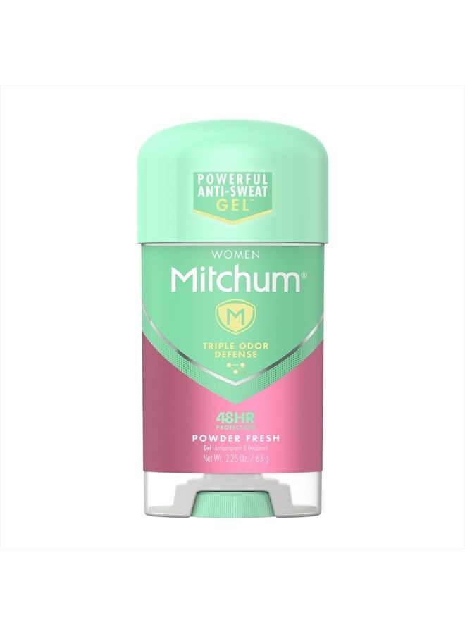 Mitchum For Women Power Gel Anti-Perspirant Deodorant Powder Fresh 2.25 oz (Pack of 5) - Image 1