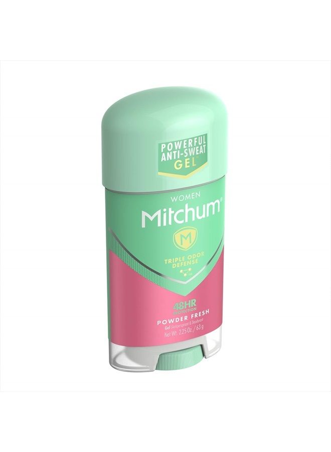 Mitchum For Women Power Gel Anti-Perspirant Deodorant Powder Fresh 2.25 oz (Pack of 5) - Image 3