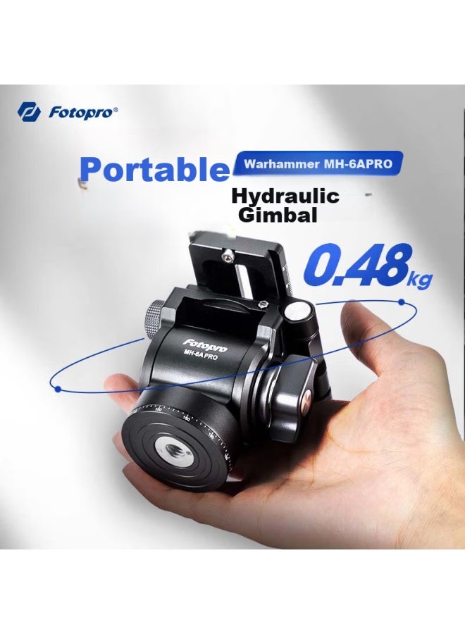 Fotopro Mh-6a Pro Professional Video Shooting Metal Hydraulic Camera Gimbal - Image 2
